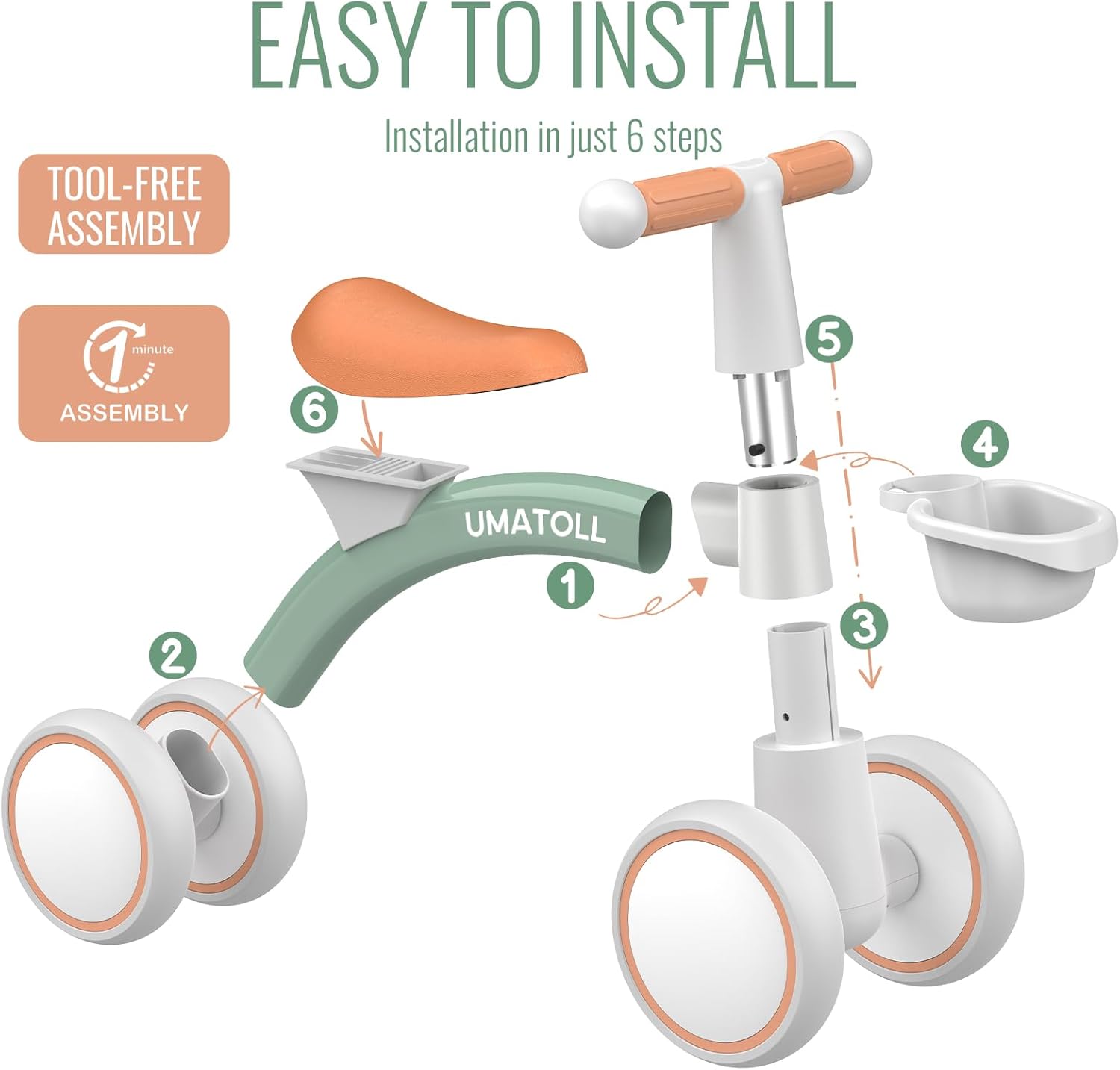 Bicicleta sem Pedais para Crianças