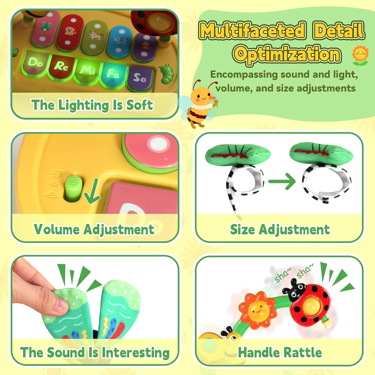 Brinquedo Bebe Até 6 meses com piano musical