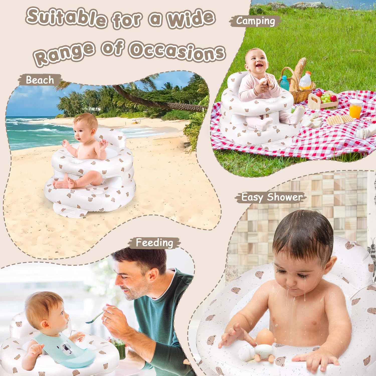 Assento Insuflável para Bebé